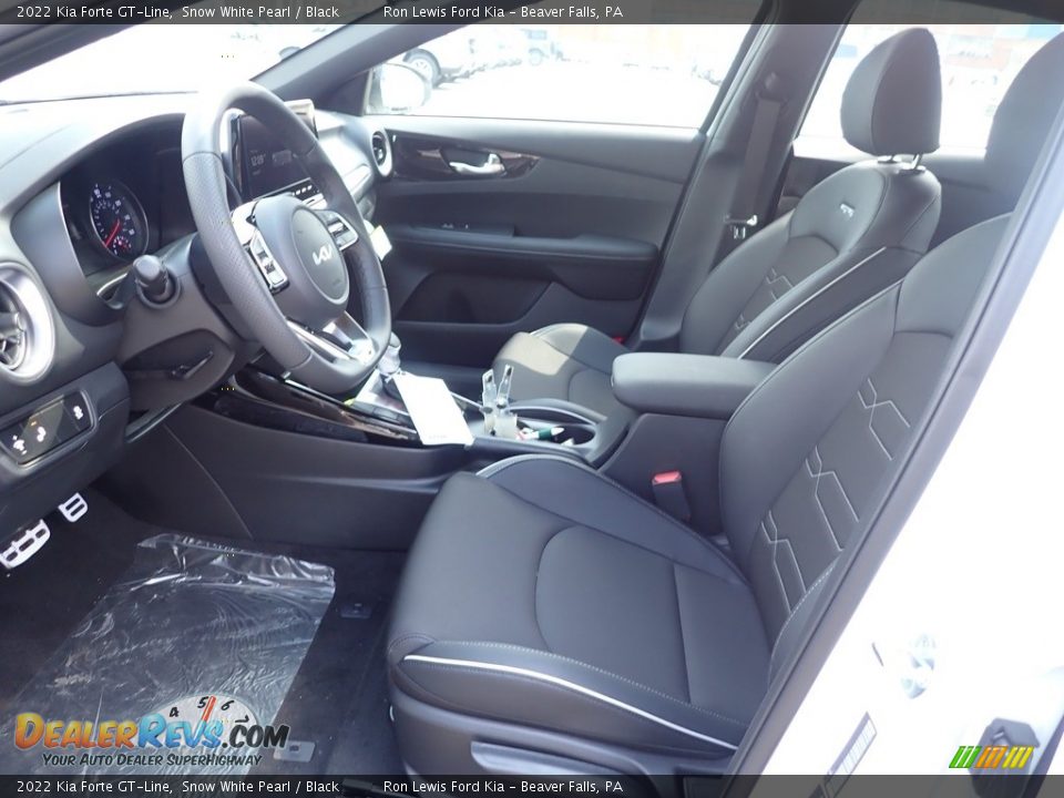 2022 Kia Forte GT-Line Snow White Pearl / Black Photo #14