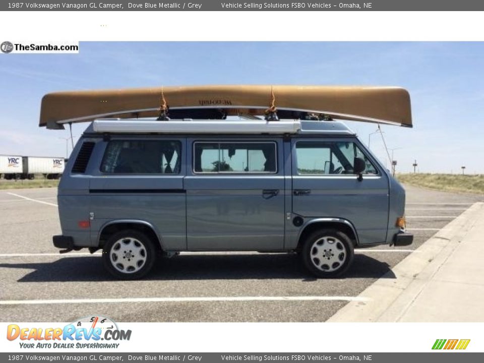 Dove Blue Metallic 1987 Volkswagen Vanagon GL Camper Photo #1