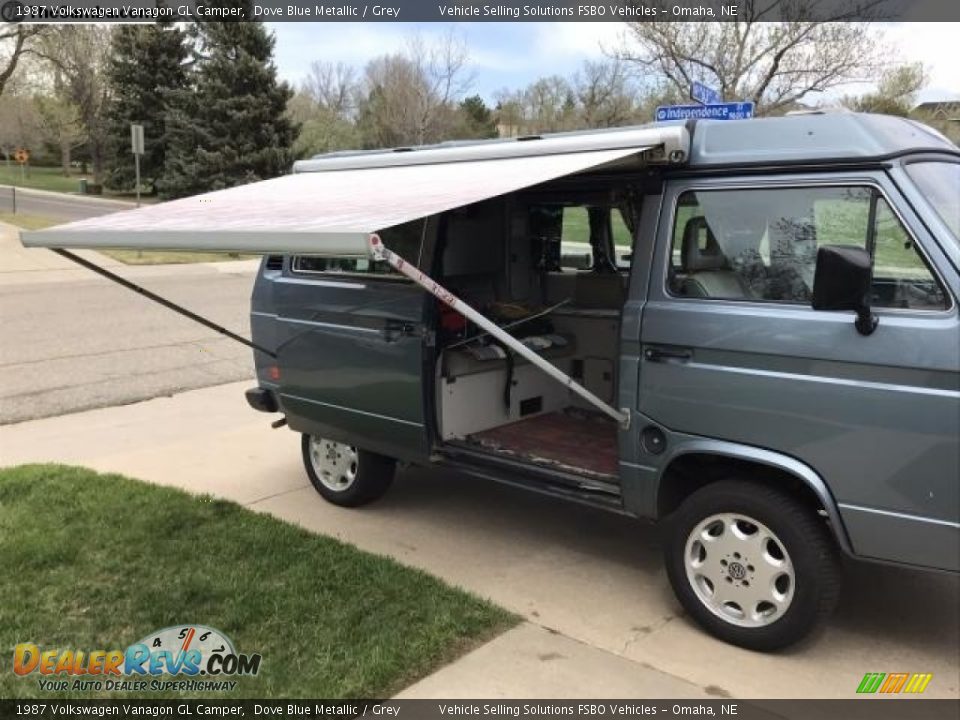 Dove Blue Metallic 1987 Volkswagen Vanagon GL Camper Photo #2