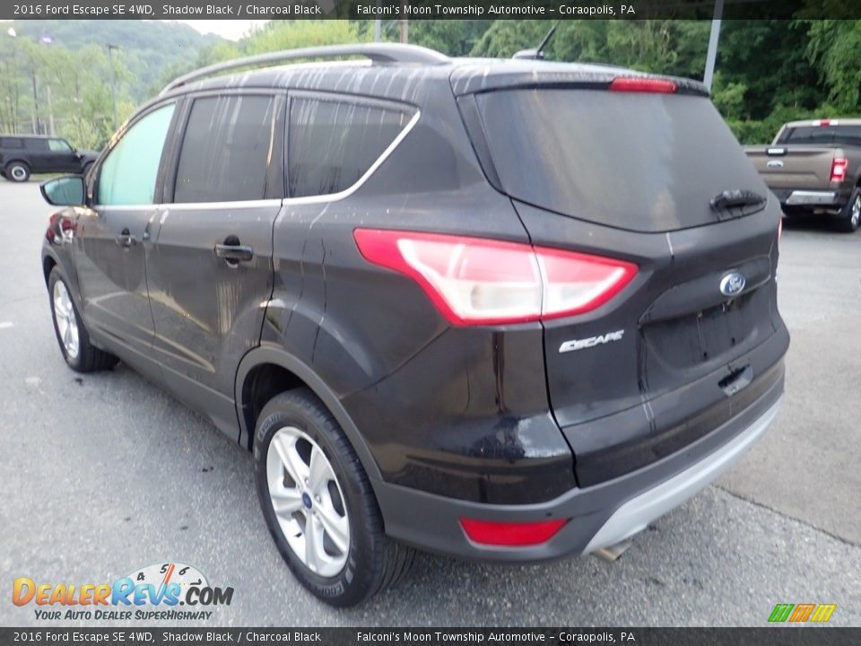 2016 Ford Escape SE 4WD Shadow Black / Charcoal Black Photo #5