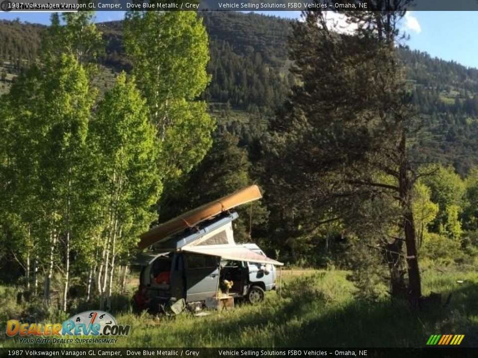 Dove Blue Metallic 1987 Volkswagen Vanagon GL Camper Photo #11