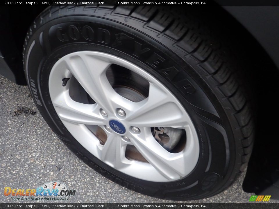 2016 Ford Escape SE 4WD Shadow Black / Charcoal Black Photo #10