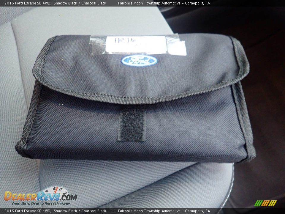 2016 Ford Escape SE 4WD Shadow Black / Charcoal Black Photo #13