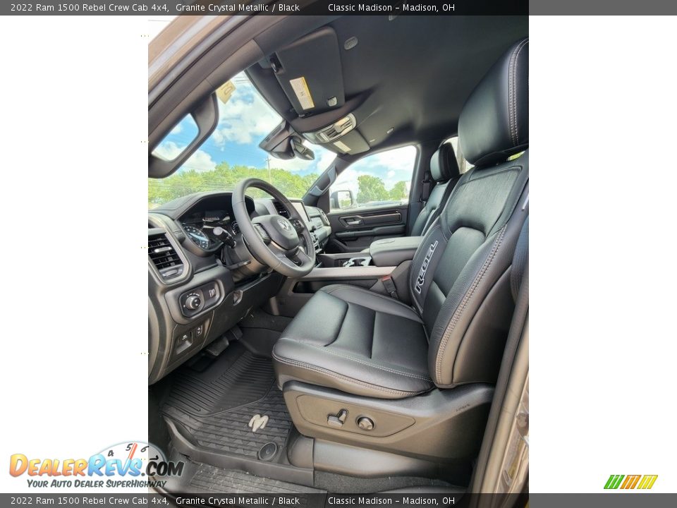 Front Seat of 2022 Ram 1500 Rebel Crew Cab 4x4 Photo #2