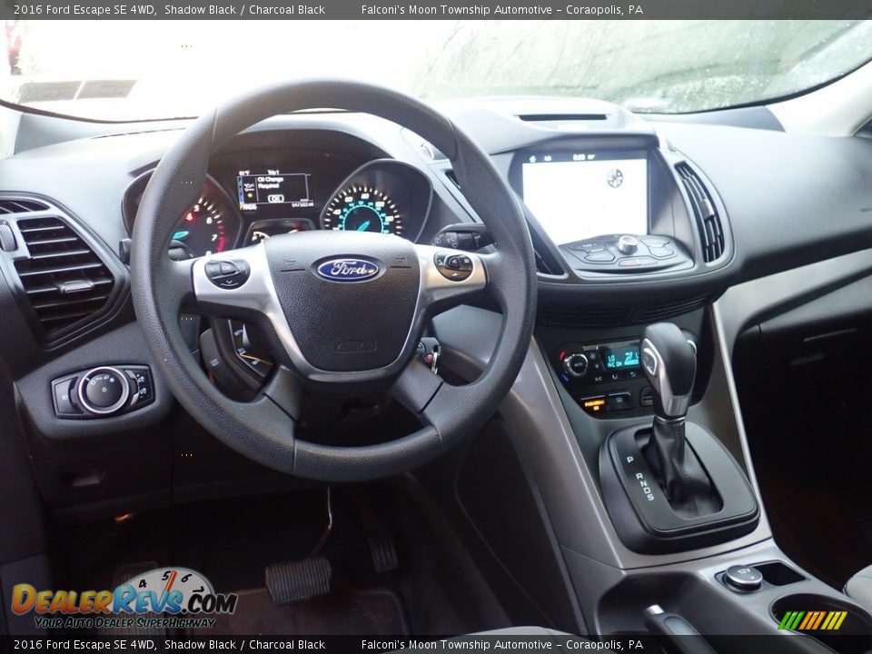 2016 Ford Escape SE 4WD Shadow Black / Charcoal Black Photo #18