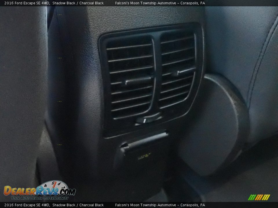 2016 Ford Escape SE 4WD Shadow Black / Charcoal Black Photo #19