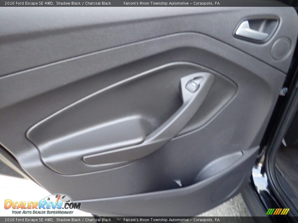 2016 Ford Escape SE 4WD Shadow Black / Charcoal Black Photo #20
