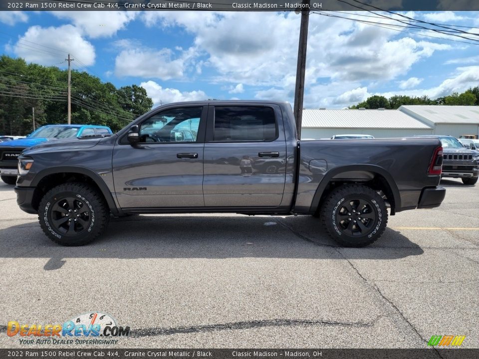 Granite Crystal Metallic 2022 Ram 1500 Rebel Crew Cab 4x4 Photo #8