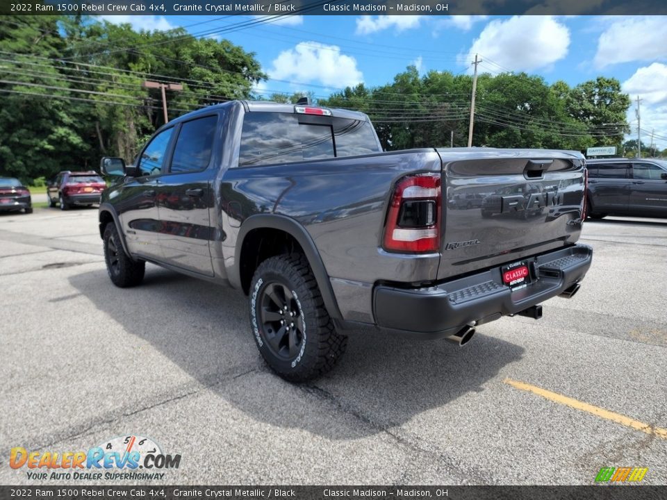 2022 Ram 1500 Rebel Crew Cab 4x4 Granite Crystal Metallic / Black Photo #9