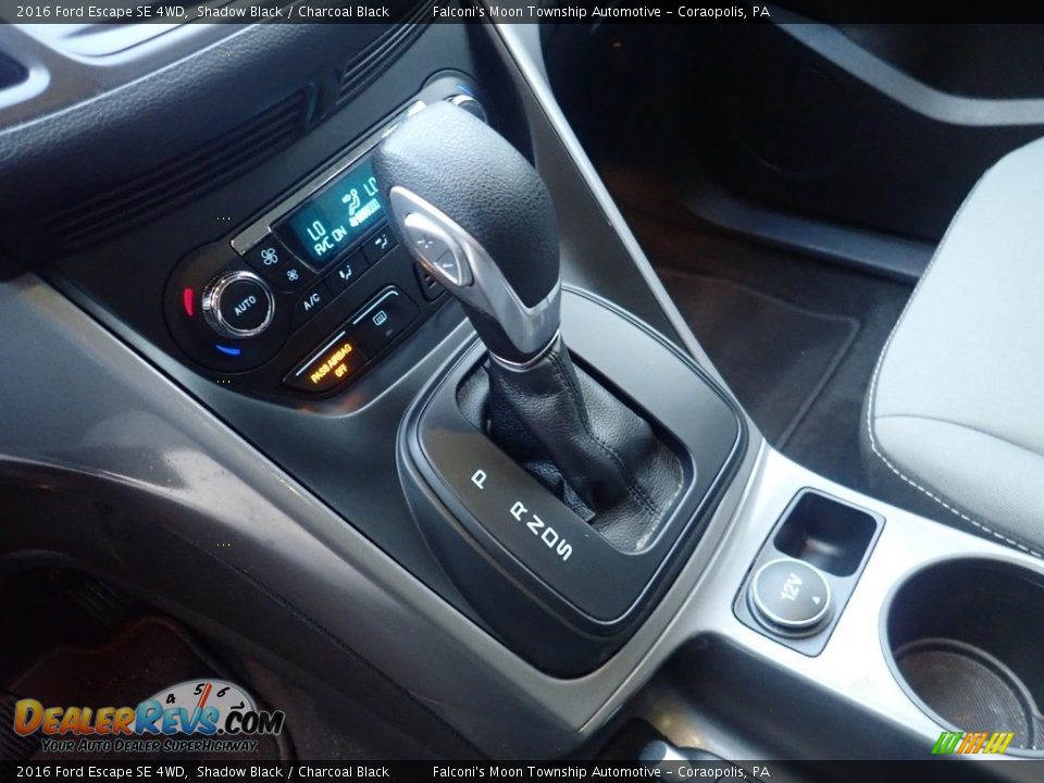 2016 Ford Escape SE 4WD Shadow Black / Charcoal Black Photo #24