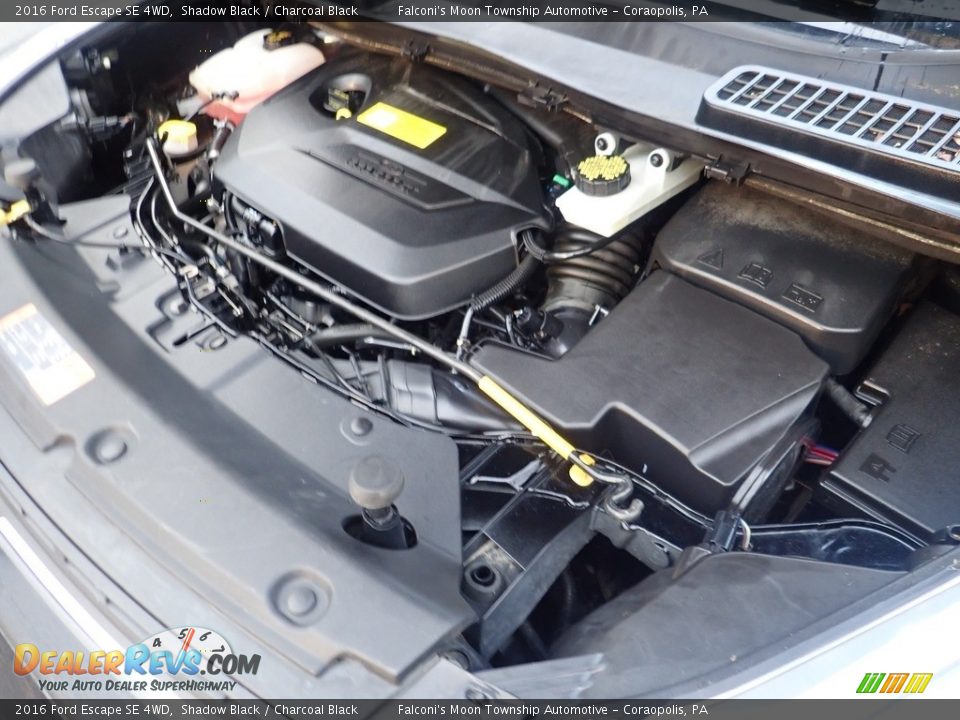 2016 Ford Escape SE 4WD Shadow Black / Charcoal Black Photo #30
