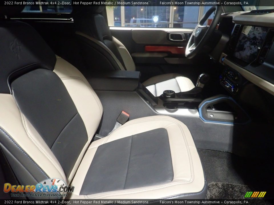 Front Seat of 2022 Ford Bronco Wildtrak 4x4 2-Door Photo #11