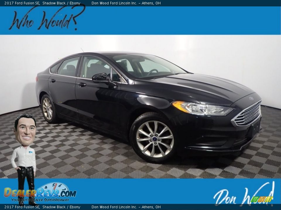 2017 Ford Fusion SE Shadow Black / Ebony Photo #1