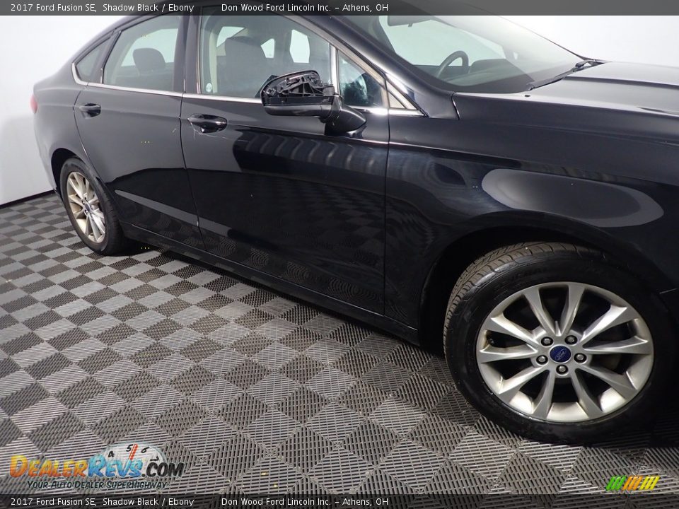 2017 Ford Fusion SE Shadow Black / Ebony Photo #4