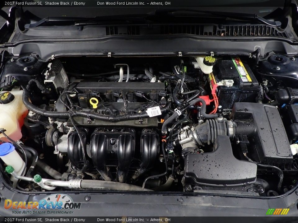 2017 Ford Fusion SE Shadow Black / Ebony Photo #7