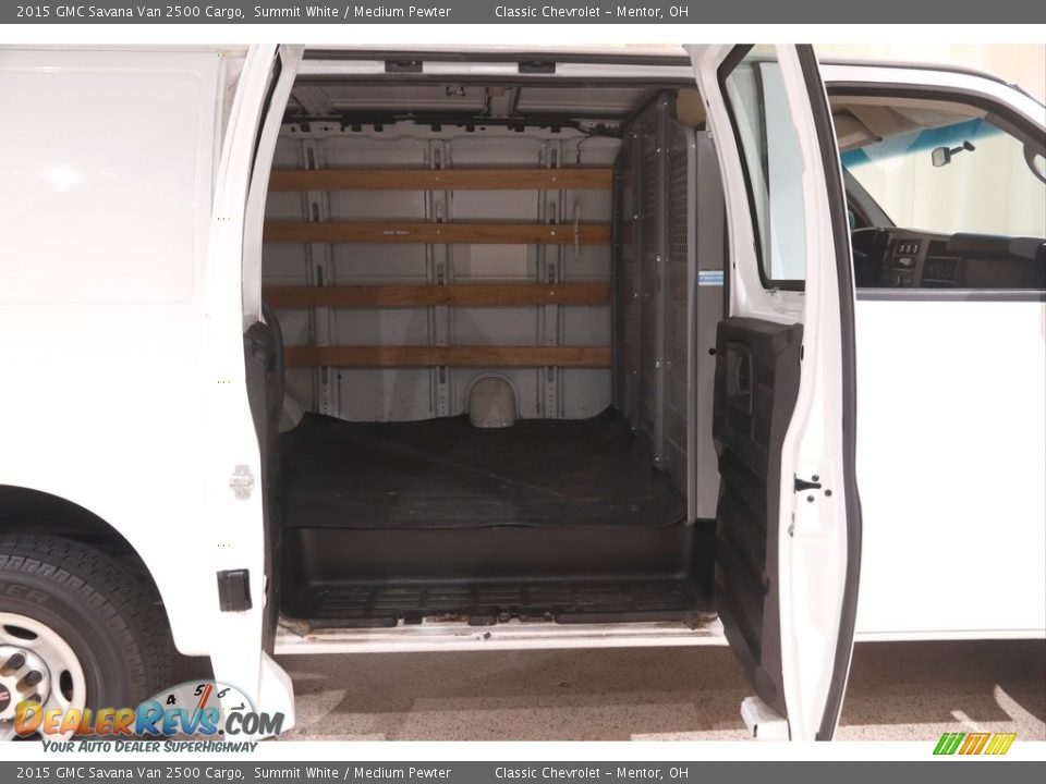 2015 GMC Savana Van 2500 Cargo Summit White / Medium Pewter Photo #12