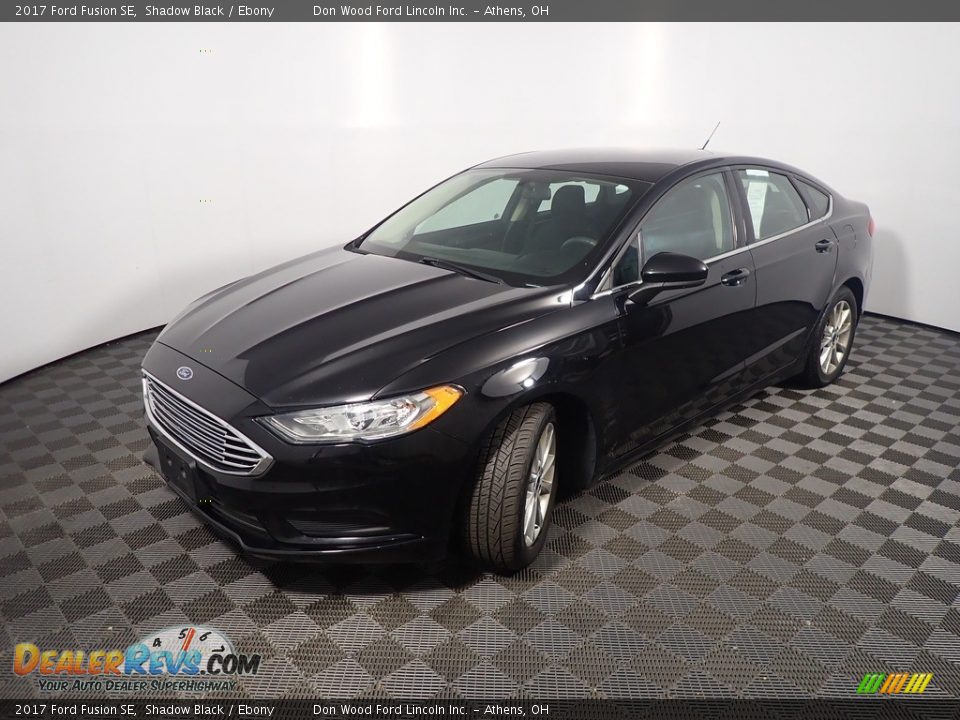 2017 Ford Fusion SE Shadow Black / Ebony Photo #9