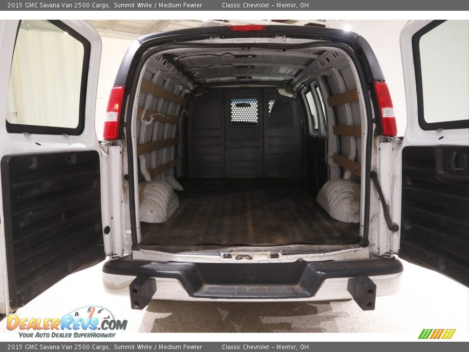 2015 GMC Savana Van 2500 Cargo Summit White / Medium Pewter Photo #16