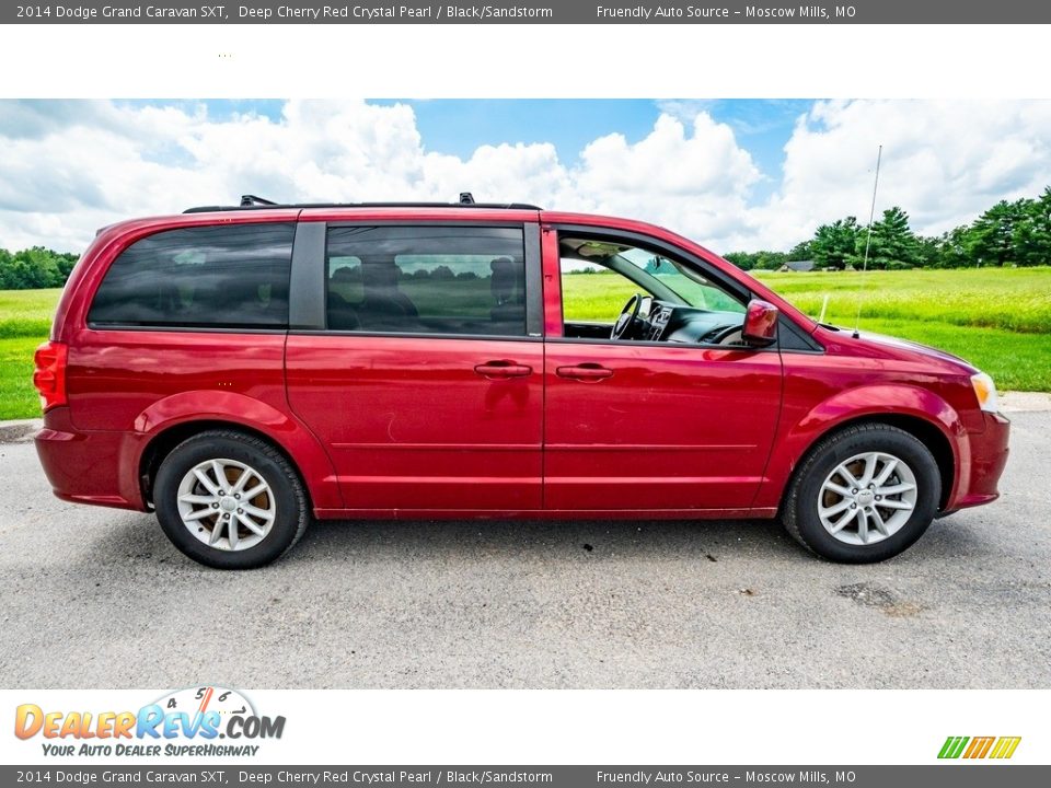 2014 Dodge Grand Caravan SXT Deep Cherry Red Crystal Pearl / Black/Sandstorm Photo #3