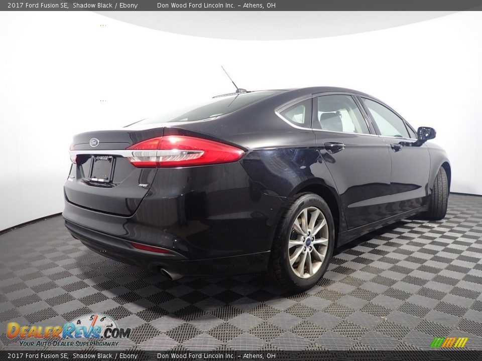 2017 Ford Fusion SE Shadow Black / Ebony Photo #16