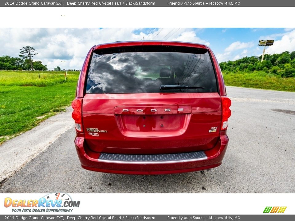 2014 Dodge Grand Caravan SXT Deep Cherry Red Crystal Pearl / Black/Sandstorm Photo #5