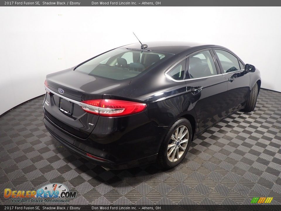 2017 Ford Fusion SE Shadow Black / Ebony Photo #17