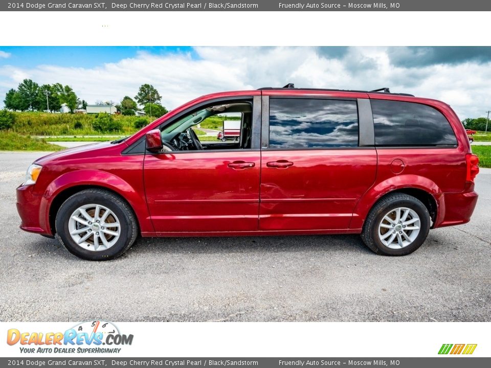 2014 Dodge Grand Caravan SXT Deep Cherry Red Crystal Pearl / Black/Sandstorm Photo #7