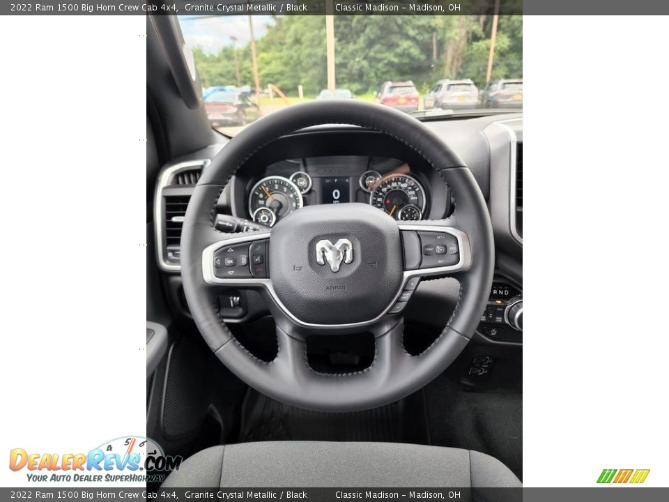 2022 Ram 1500 Big Horn Crew Cab 4x4 Granite Crystal Metallic / Black Photo #5