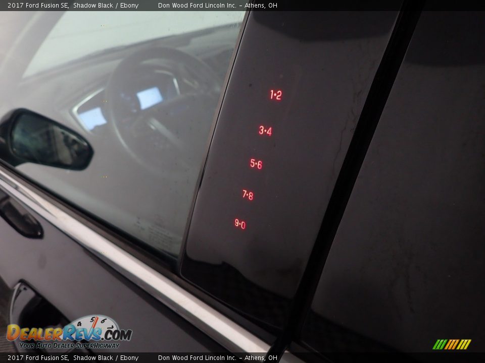 2017 Ford Fusion SE Shadow Black / Ebony Photo #20