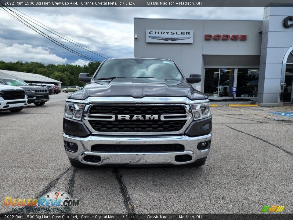 2022 Ram 1500 Big Horn Crew Cab 4x4 Granite Crystal Metallic / Black Photo #7