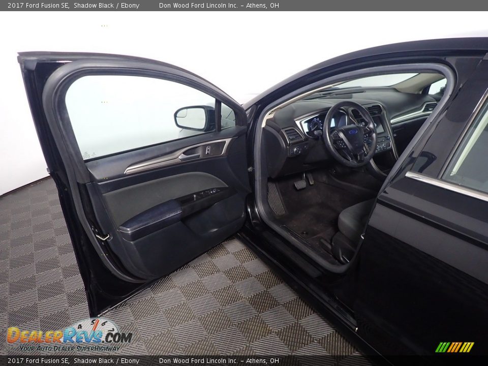 2017 Ford Fusion SE Shadow Black / Ebony Photo #21