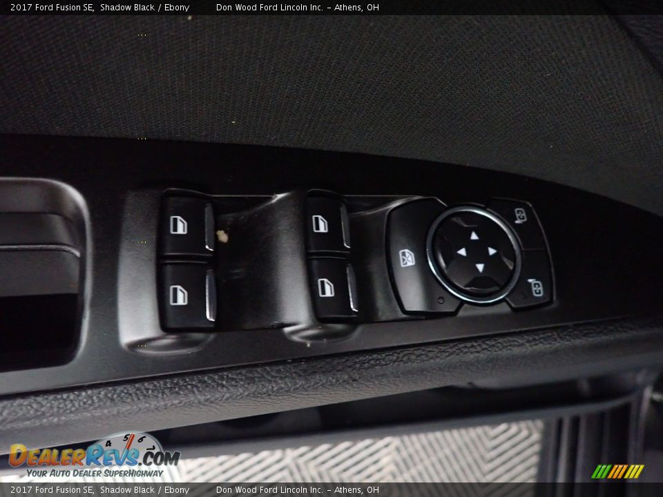 2017 Ford Fusion SE Shadow Black / Ebony Photo #22