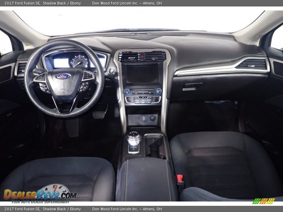 2017 Ford Fusion SE Shadow Black / Ebony Photo #25