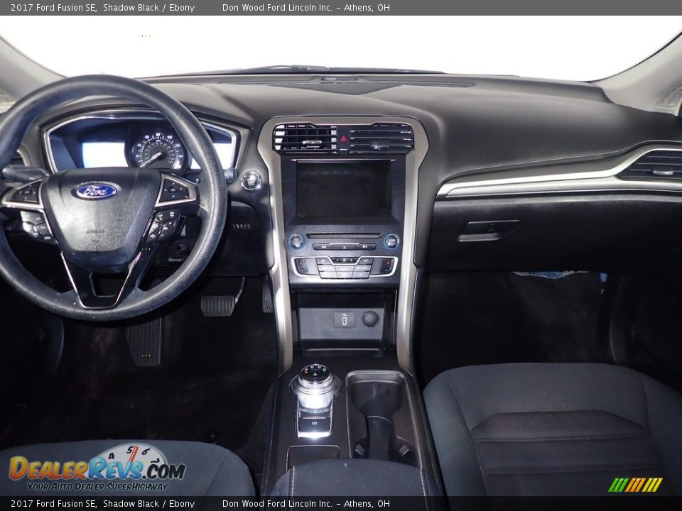 2017 Ford Fusion SE Shadow Black / Ebony Photo #26