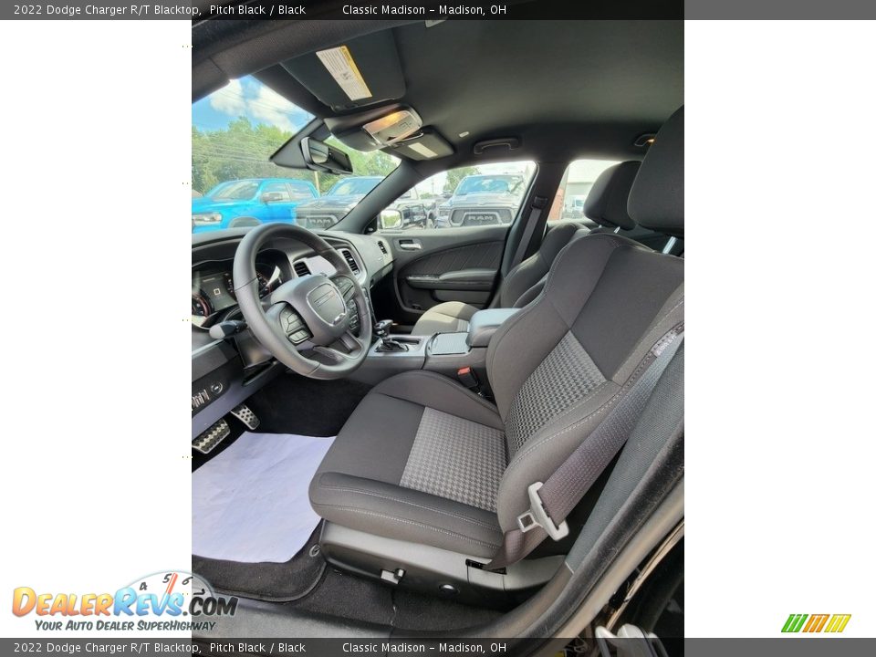 2022 Dodge Charger R/T Blacktop Pitch Black / Black Photo #2