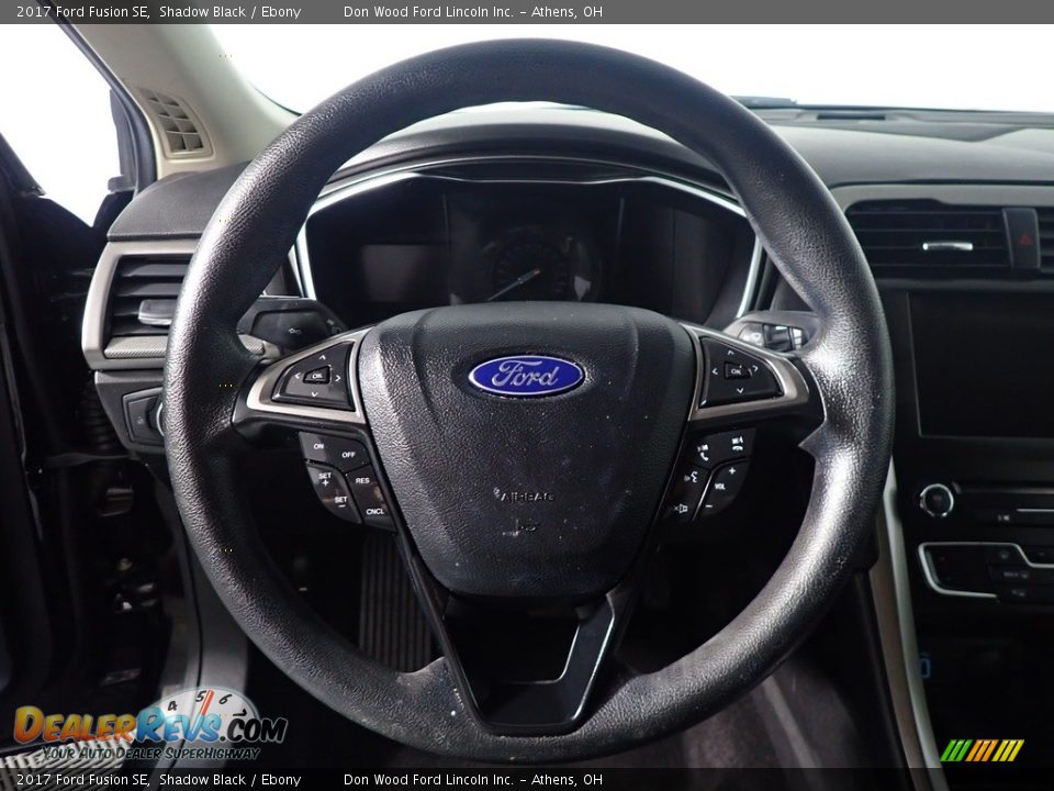 2017 Ford Fusion SE Shadow Black / Ebony Photo #28