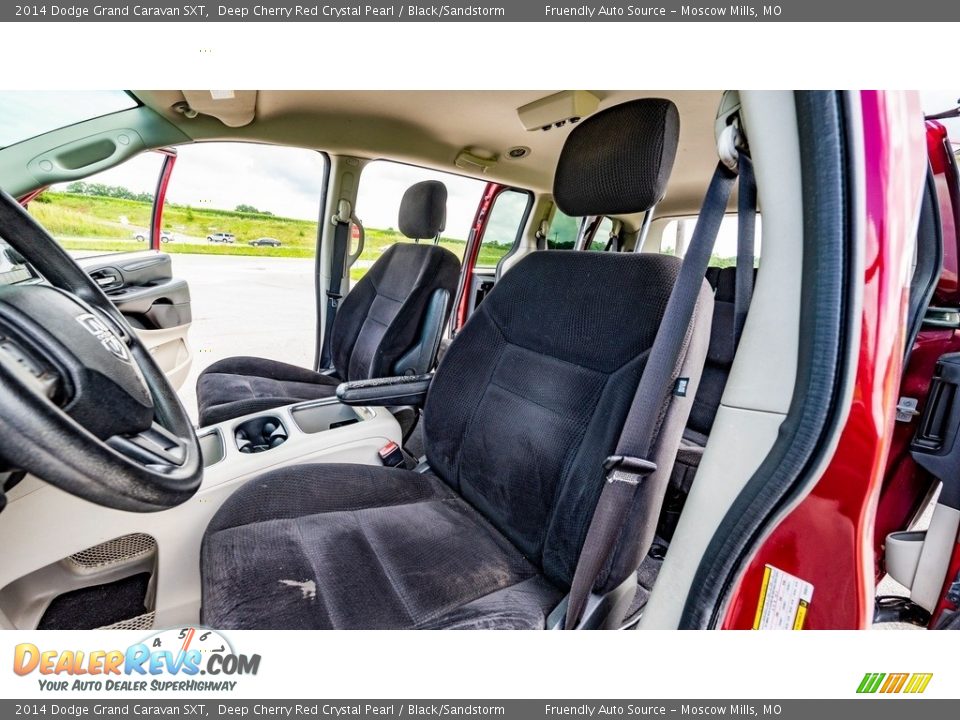 2014 Dodge Grand Caravan SXT Deep Cherry Red Crystal Pearl / Black/Sandstorm Photo #17