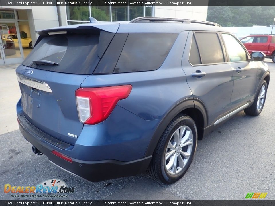 2020 Ford Explorer XLT 4WD Blue Metallic / Ebony Photo #2