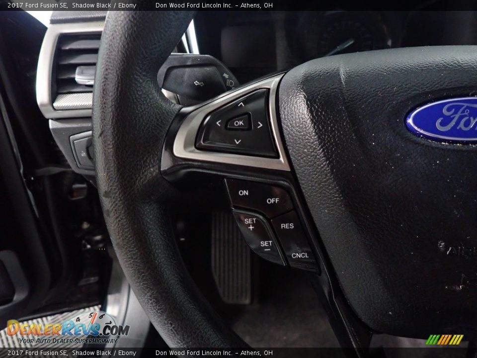 2017 Ford Fusion SE Shadow Black / Ebony Photo #30