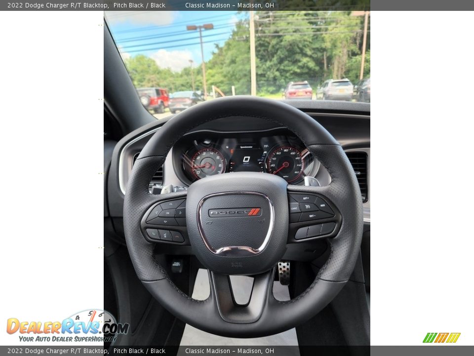2022 Dodge Charger R/T Blacktop Pitch Black / Black Photo #5