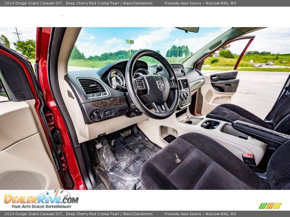 2014 Dodge Grand Caravan SXT Deep Cherry Red Crystal Pearl / Black/Sandstorm Photo #19