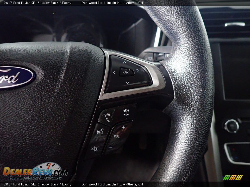 2017 Ford Fusion SE Shadow Black / Ebony Photo #31