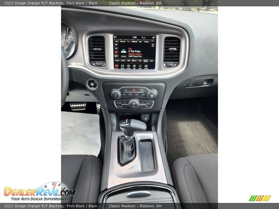 2022 Dodge Charger R/T Blacktop Pitch Black / Black Photo #6