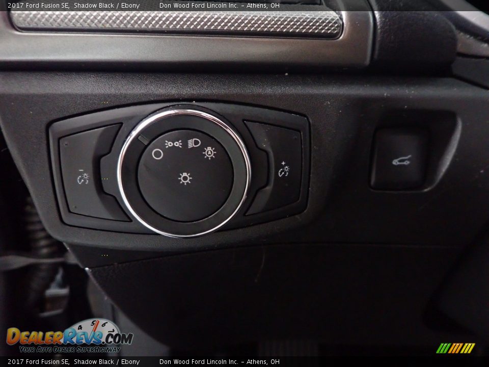 2017 Ford Fusion SE Shadow Black / Ebony Photo #32