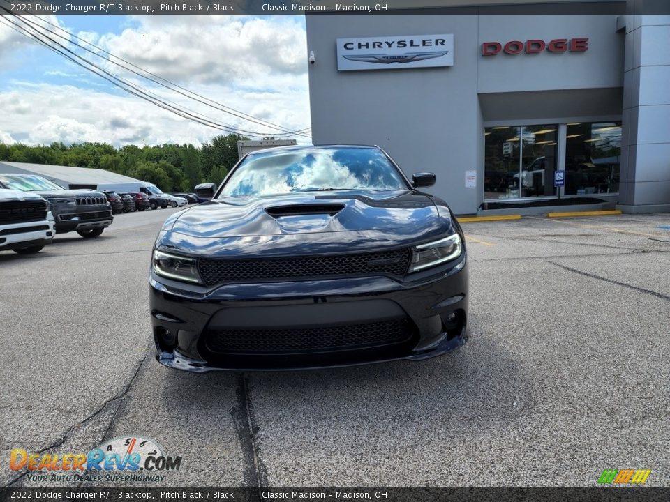 2022 Dodge Charger R/T Blacktop Pitch Black / Black Photo #7