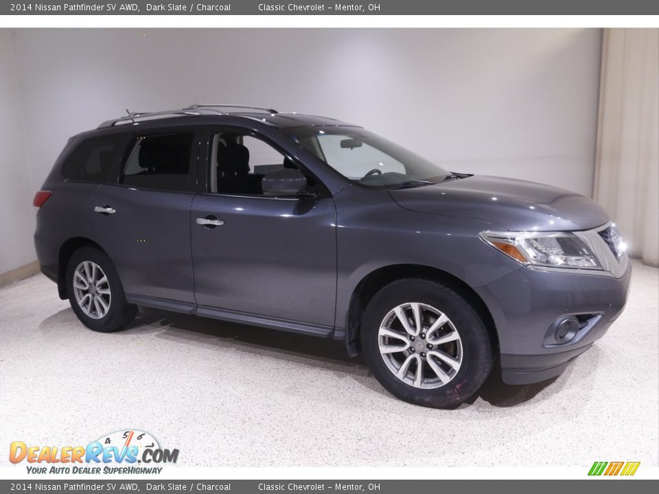 2014 Nissan Pathfinder SV AWD Dark Slate / Charcoal Photo #1