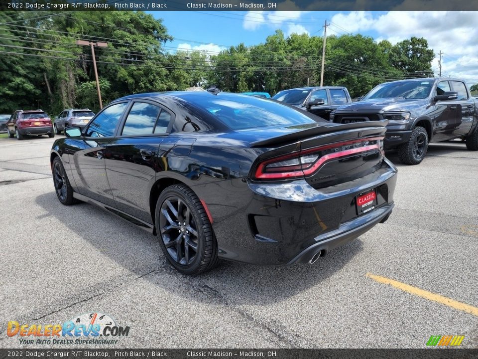 2022 Dodge Charger R/T Blacktop Pitch Black / Black Photo #9