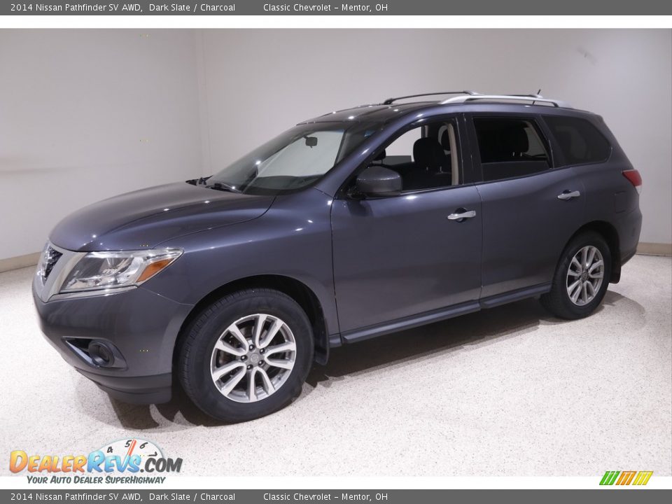 2014 Nissan Pathfinder SV AWD Dark Slate / Charcoal Photo #3