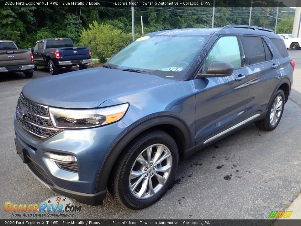 2020 Ford Explorer XLT 4WD Blue Metallic / Ebony Photo #7