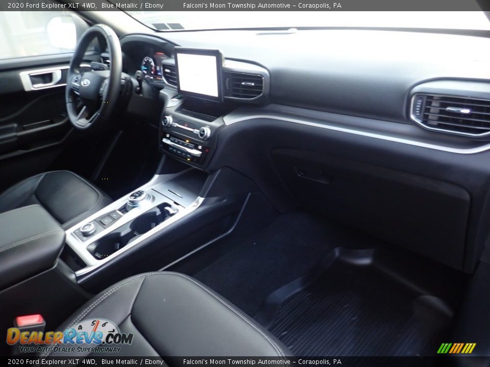 2020 Ford Explorer XLT 4WD Blue Metallic / Ebony Photo #12
